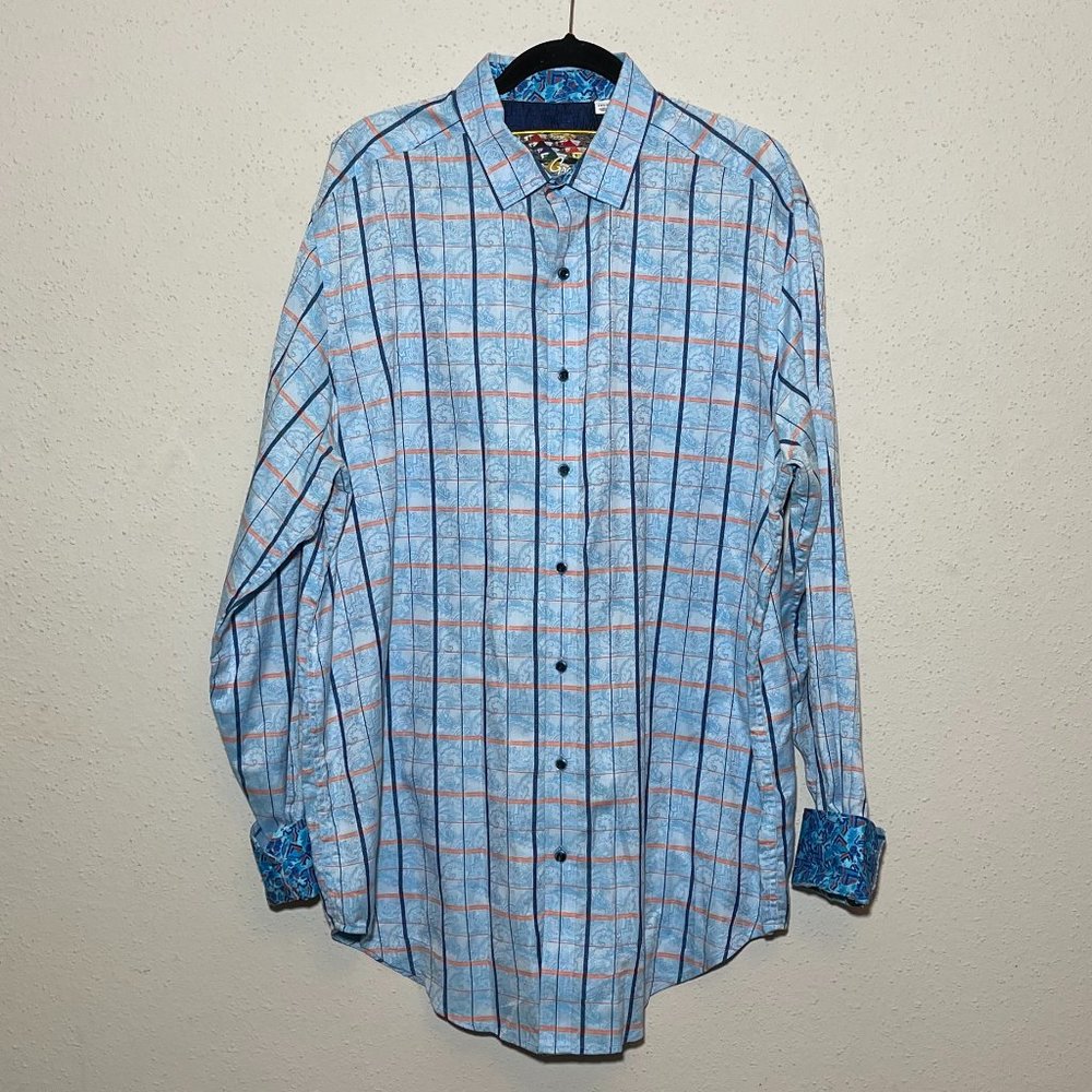 Robert Graham Button Down Shirt XL Tall